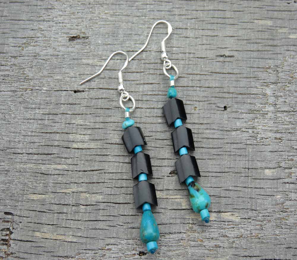 Onyx Arrow Stack Earrings F